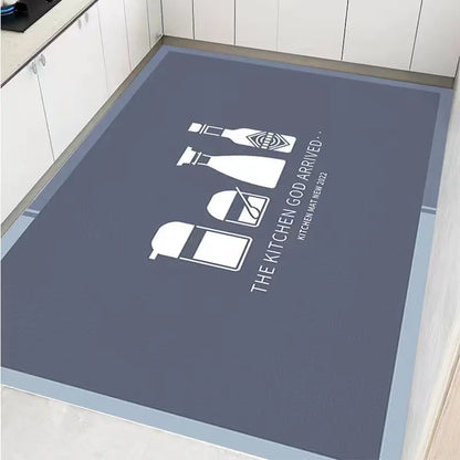 Diatomite Kitchen Mat - Non-Slip, Absorbent & Easy Wipe Clean Floor Pad