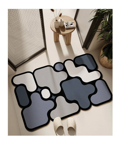 Modern Diatomite Bath Mat - Quick-Dry, Super Absorbent & Non-Slip