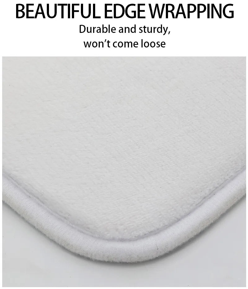 Underwater Fish Bath Mat - Absorbent & Non-Slip Shower Floor Rug for Modern Bathrooms