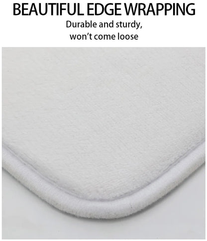 Underwater Fish Bath Mat - Absorbent & Non-Slip Shower Floor Rug for Modern Bathrooms