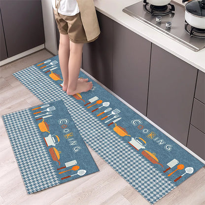 Diatomaceous Earth Kitchen Runner - Long, Absorbent & Non-Slip Floor Mat