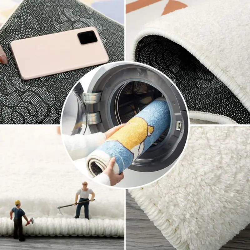Thickened Absorbent Bath Mat - Non-Slip & Quick-Dry Toilet Rug