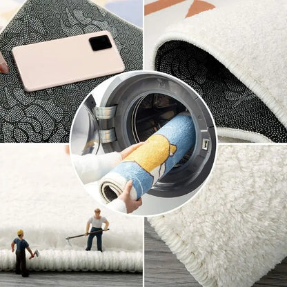 Thickened Absorbent Bath Mat - Non-Slip & Quick-Dry Toilet Rug