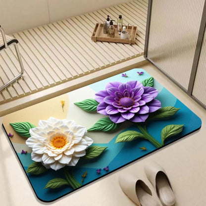 Summer Diatomite Mat - Super Absorbent & Non-Slip for Kitchen and Bathroom Door