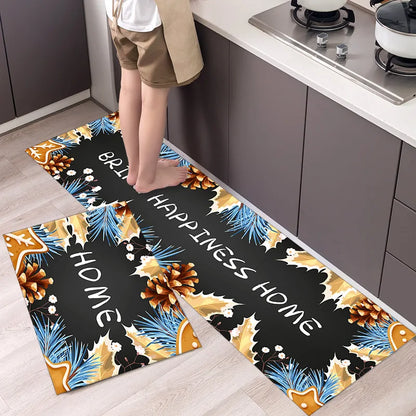 Nordic Kitchen Runner Mat - Simple & Modern Long Strip Floor Carpet