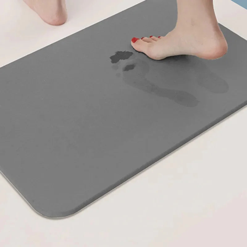 Super Absorbent Bath Mat - Quick-Drying Non-Slip Shower Rug for Bathroom & Dorm