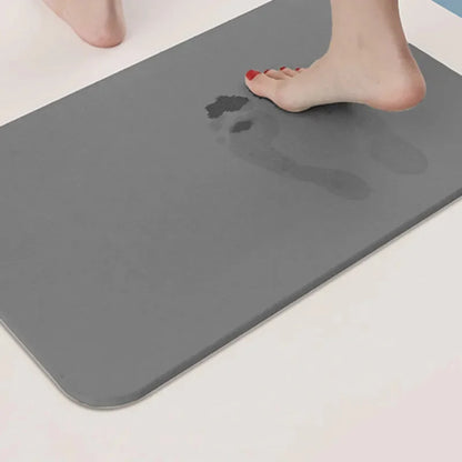 Super Absorbent Bath Mat - Quick-Drying Non-Slip Shower Rug for Bathroom & Dorm