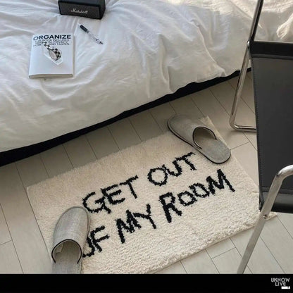 Faux Cashmere Bedside Rug - Ultra Soft & Absorbent Floor Mat for Bedroom or Bathroom