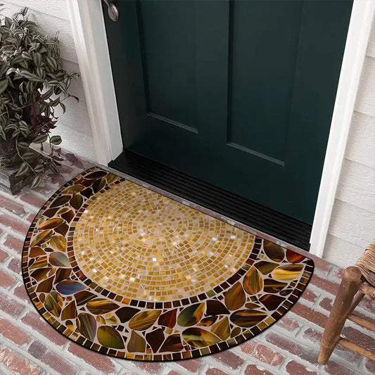 Retro Stone Doormat - Anti-Slip & Dust-Proof Welcome Mat for Entrance