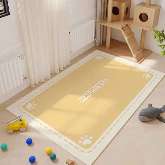 Waterproof Diatomite Pet Mat - Modern Minimalist, Quick-Dry & Easy Clean