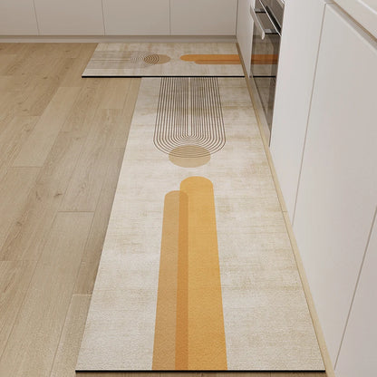 Oil-Proof Diatomite Kitchen Mat - Waterproof, Absorbent & Non-Slip Floor Pad