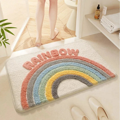 Cute Cartoon Bath Mat - Waterproof & Non-Slip Rug for Bathroom and Toilet