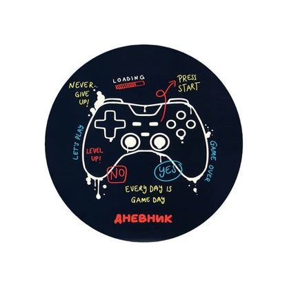 Round VR Game Theme Rug - Loop Pile, Washable & Stain-Resistant Gaming Carpet