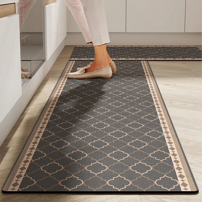 American Retro Kitchen Mat - Oil Proof Diatomite, Absorbent & Non-Slip