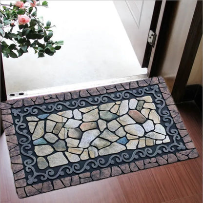 American Retro Doormat - Anti-Slip Entrance Rug for Office & Home