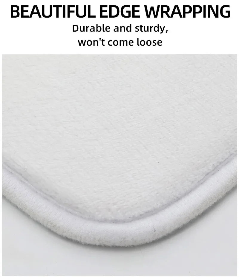 Machine Washable Kitchen & Bath Mat - Super Soft, Absorbent & Non-Slip Rug