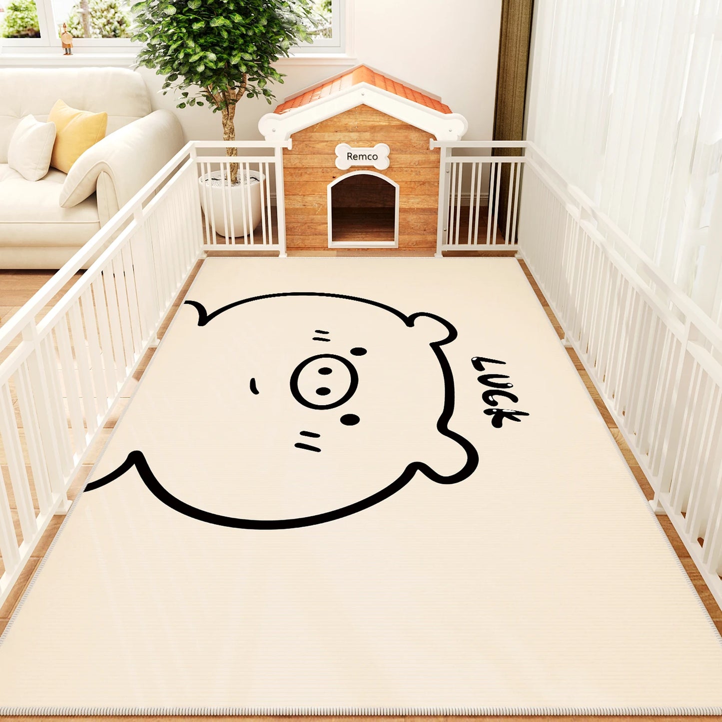 Waterproof Pet Feeding Mat - Soft, Non-Slip Tray for Dog & Cat Bowls