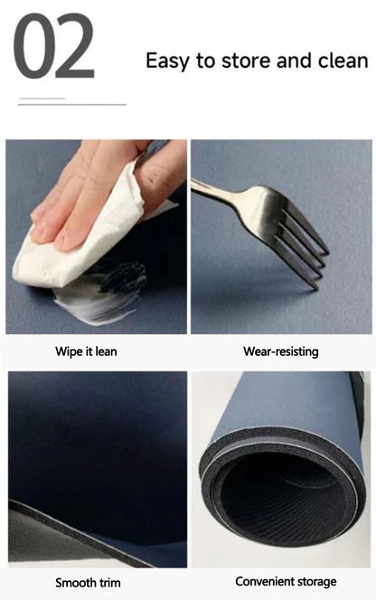 American Retro Kitchen Mat - Oil Proof Diatomite, Absorbent & Non-Slip