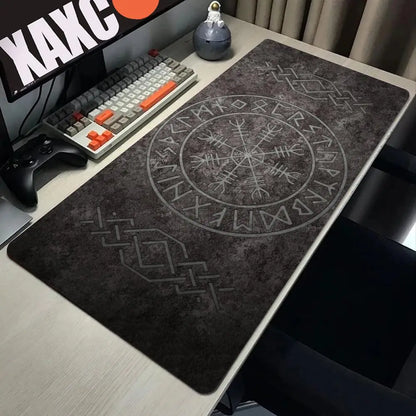 Viking Vegvisir Gaming Mouse Pad - Extra Large Thick Mat for PC & Notebook