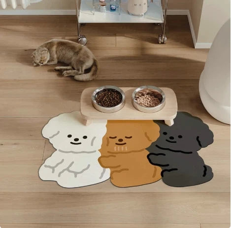 Cute Cartoon Dog Bath Mat - Super Absorbent & Easy-to-Clean Bathroom Rug