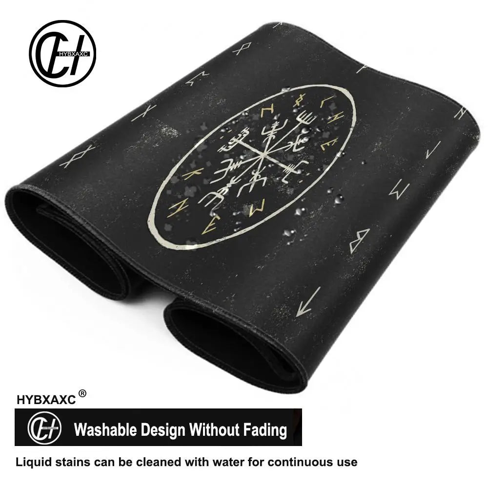 Viking Vegvisir Gaming Mouse Pad - Extra Large Thick Mat for PC & Notebook