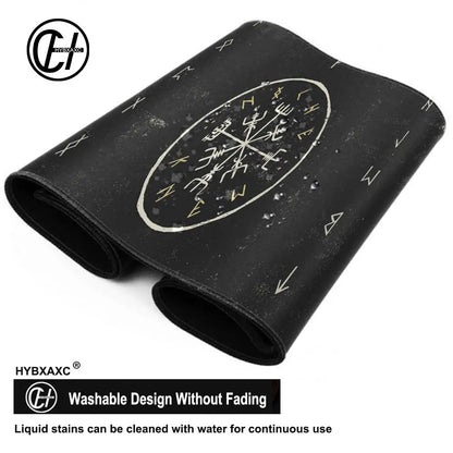 Viking Vegvisir Gaming Mouse Pad - Extra Large Thick Mat for PC & Notebook