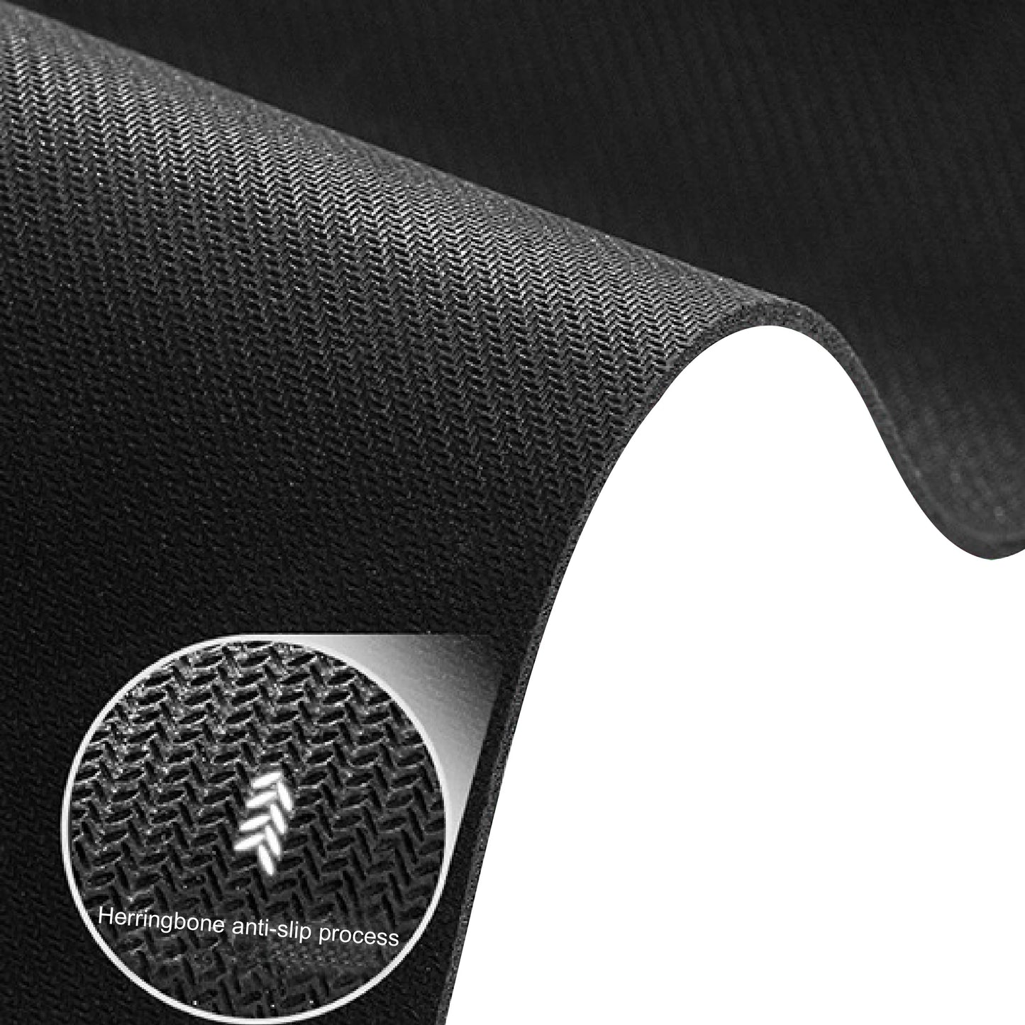 Wave Pattern Anti-Slip Mat - Durable & Absorbent for Bathroom Shower and Kitchen