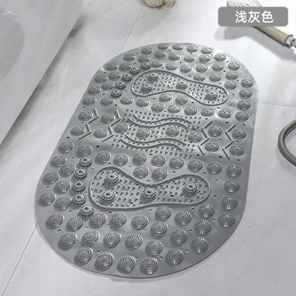 PVC Massage Bath Mat - Non-Slip & Textured Shower Floor Pad for Bathtub