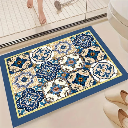 Waterproof Kitchen Mat, Anti-Fatigue Comfort Floor Rug for Sink, Oil & Slip Resistant, Absorbent Door Mat for Bathroom, Hallway Entry
