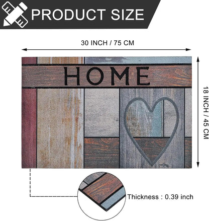 Heavy-Duty PVC Scraper Mat - Anti-Slip Dirt Trapper for Entrance & Mudroom