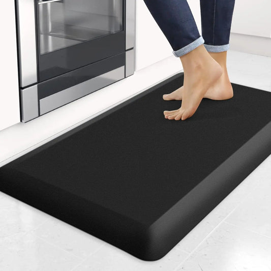 4/5" Thick Anti-Fatigue Kitchen Mat - Non-Slip, Waterproof & Stain Resistant