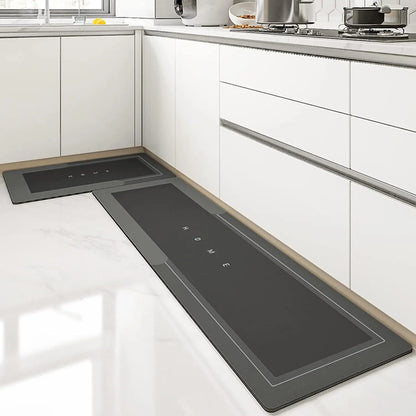 Modern Diatomite Kitchen Mat - Oil Resistant, Non-Slip & Easy to Clean