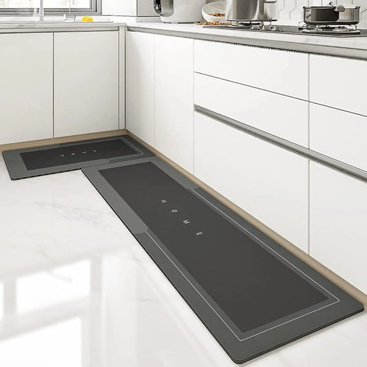 Modern Diatomite Kitchen Mat - Oil Resistant, Non-Slip & Easy to Clean