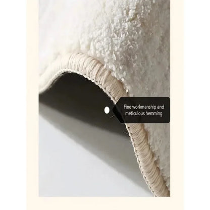 Quick Drying Bath Mat, Absorbent Non-Slip Bathroom Rug, Imitation Cashmere Toilet Mat, Small Fresh Style Floor Carpet for Entrance