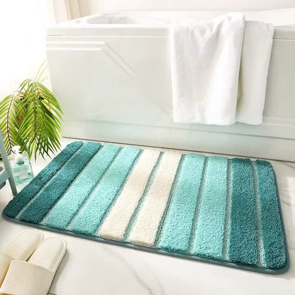 Faux Cashmere Bath Mat - Ultra Soft, Absorbent & Dirt-Resistant Bathroom Rug