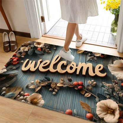 Machine Washable Kitchen & Bath Mat - Super Soft, Absorbent & Non-Slip Rug