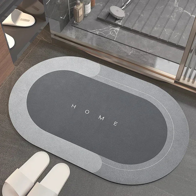 Premium Absorbent Floor Mat - Quick-Dry, Non-Slip & Easy Clean for Bathroom, Kitchen, Doorway