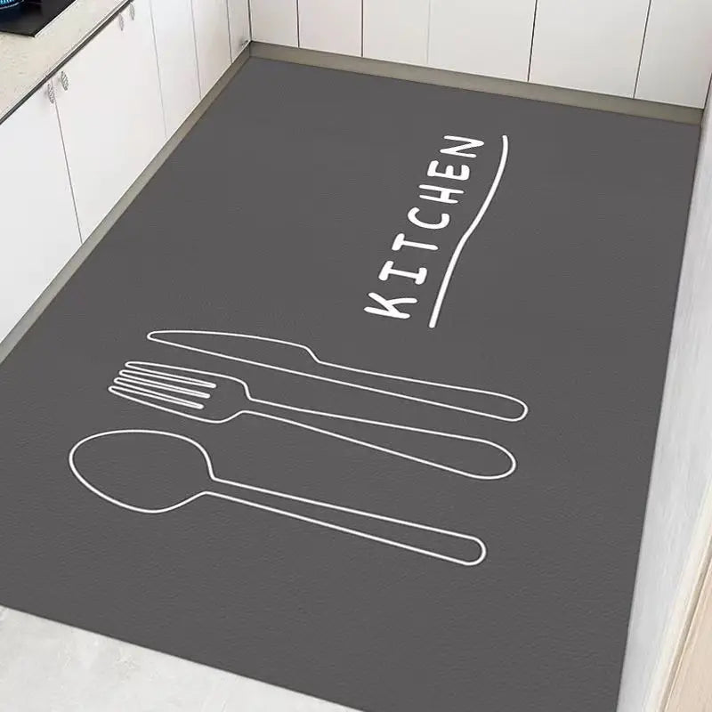 Diatomite Kitchen Mat - Non-Slip, Absorbent & Easy Wipe Clean Floor Pad