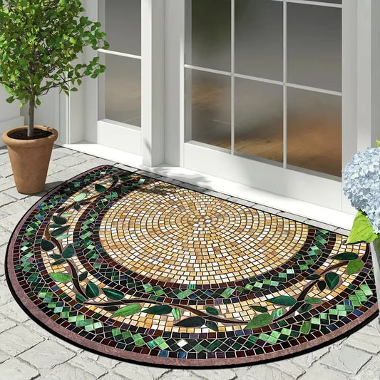 American Retro Doormat - Summer Themed, Anti-Slip & Durable Entrance Carpet