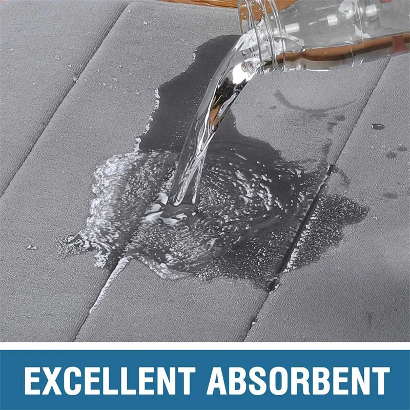 Premium Absorbent Bath Mat - Thick, Non-Slip & Machine Washable Bathroom Rug