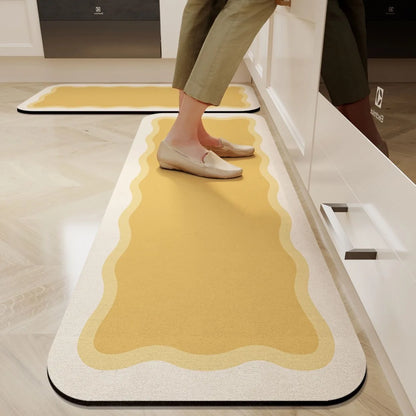 Diatomaceous Earth Anti-Fatigue Mat - Absorbent, Non-Slip & Eco-Friendly Kitchen Rug
