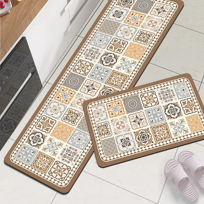 Super Absorbent Kitchen Runner - Waterproof & Washable Long Floor Mat