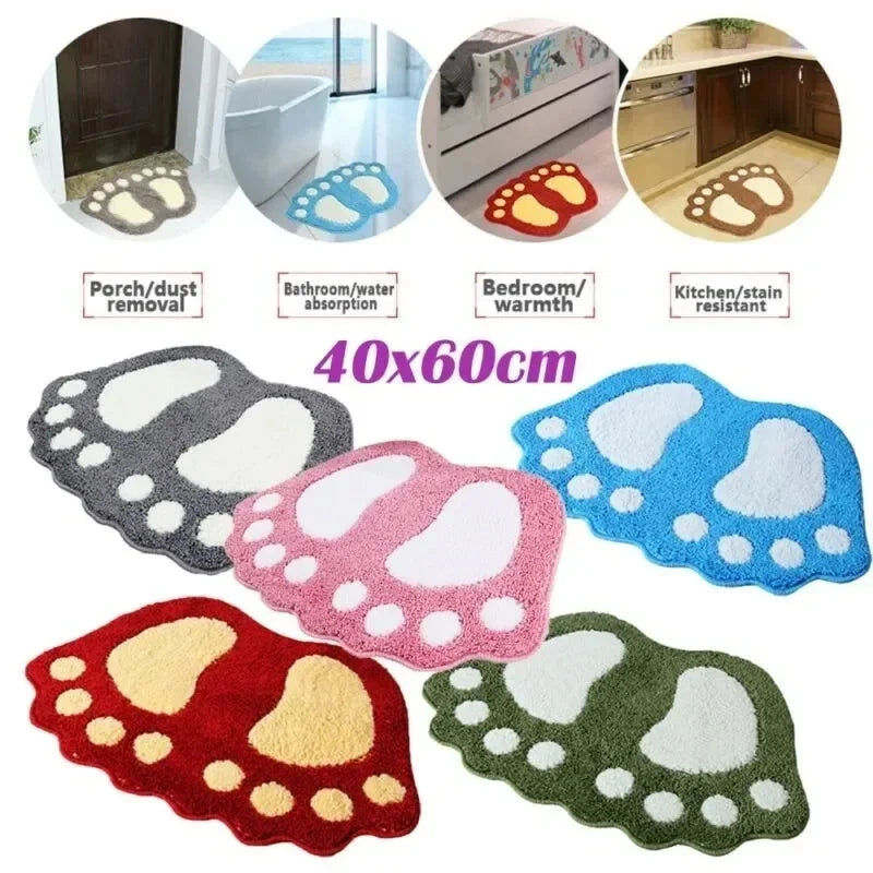 Microfiber Bath Rug - Super Absorbent & Non-Slip Bathroom Mat, Machine Washable