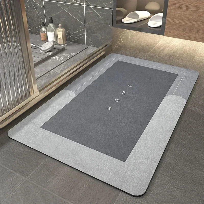 Premium Absorbent Floor Mat - Quick-Dry, Non-Slip & Easy Clean for Bathroom, Kitchen, Doorway