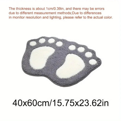 Microfiber Bath Rug - Super Absorbent & Non-Slip Bathroom Mat, Machine Washable