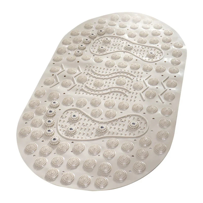 PVC Massage Bath Mat - Non-Slip & Textured Shower Floor Pad for Bathtub