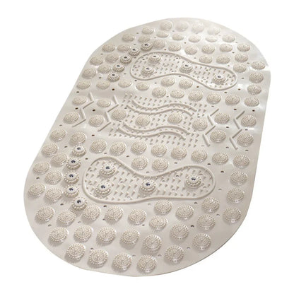 PVC Massage Bath Mat - Non-Slip & Textured Shower Floor Pad for Bathtub