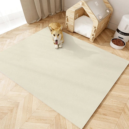 Simple Pet Feeding Mat - Absorbent, Non-Slip & Scratch-Resistant Tray