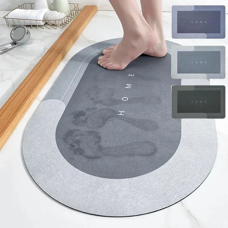Premium Absorbent Floor Mat - Quick-Dry, Non-Slip & Easy Clean for Bathroom, Kitchen, Doorway