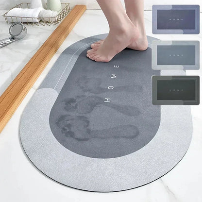 Premium Absorbent Floor Mat - Quick-Dry, Non-Slip & Easy Clean for Bathroom, Kitchen, Doorway